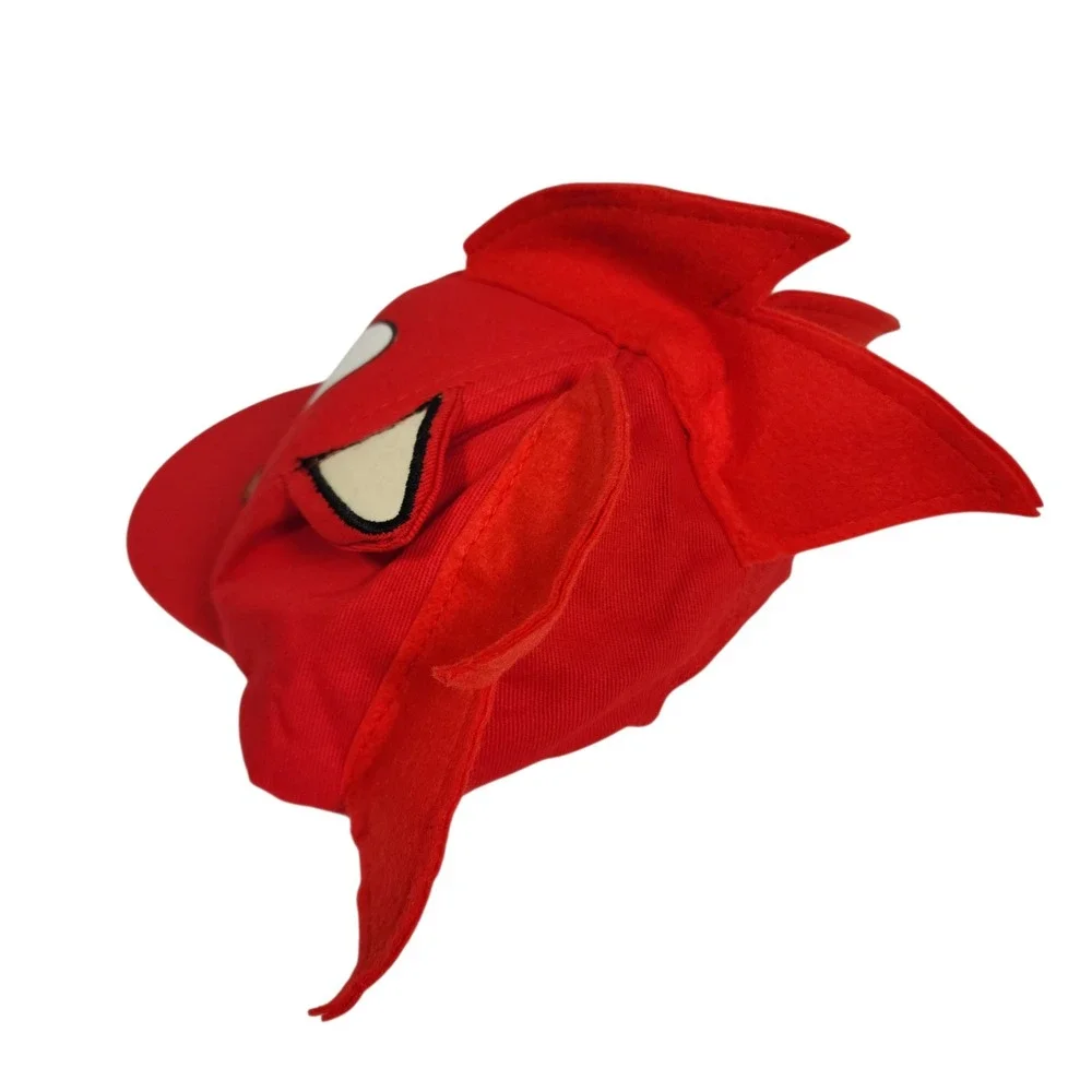 Sonic The Hedgehog Red Spiky‎ Face Baseball Cap Kids Youth Adjustable